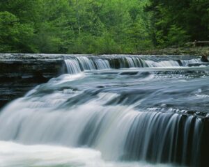 water fall modern office art